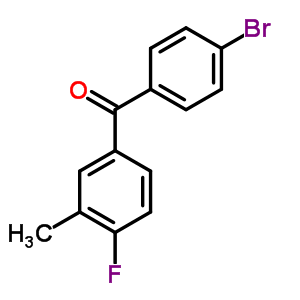 4-Bromo-4-fluoro-3-methylbenzophenone Structure,844879-20-5Structure