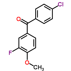 4-Chloro-3-fluoro-4-methoxybenzophenone Structure,844885-05-8Structure