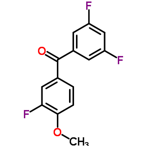 4-Methoxy-3,3,5-trifluorobenzophenone Structure,844885-14-9Structure