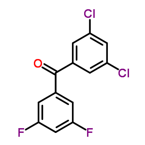 3,5-Dichloro-3,5-difluorobenzophenone Structure,844885-17-2Structure