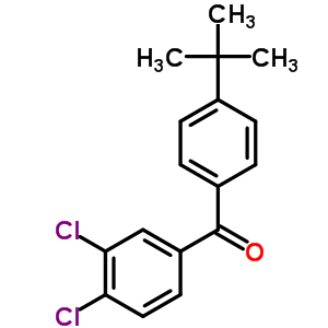 4-Tert-butyl-3,4-dichlorobenzophenone Structure,844885-27-4Structure