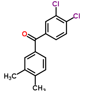 3,4-Dichloro-3,4-dimethylbenzophenone Structure,844885-34-3Structure