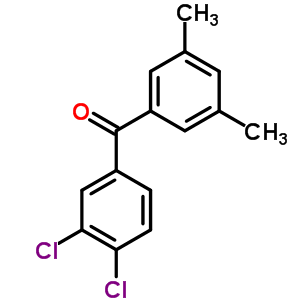 3,4-Dichloro-3,5-dimethylbenzophenone Structure,844885-35-4Structure