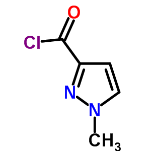 1-Methyl-1h-pyrazole-3-carbonyl chloride Structure,84547-60-4Structure