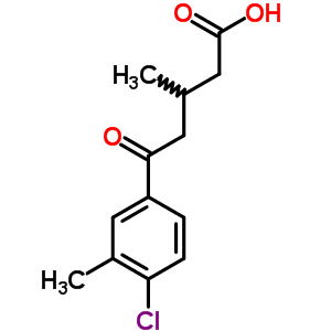 5-(4-Chloro-3-methylphenyl)-3-methyl-5-oxovaleric acid Structure,845781-51-3Structure