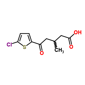 5-(5-Chloro-2-thienyl)-3-methyl-5-oxovaleric acid Structure,845781-52-4Structure