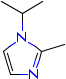 1-异丙基-2-甲基咪唑结构式_84606-45-1结构式