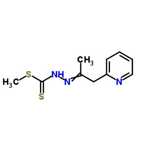 1-Methylsulfanyl-n-(1-pyridin-2-ylpropan-2-ylideneamino)methanethioamide Structure,84607-91-0Structure