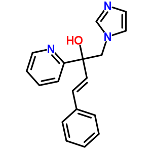 1-(1H-imidazol-1-yl)-4-phenyl-2-(2-pyridinyl)-3-buten-2-ol Structure,847670-65-9Structure