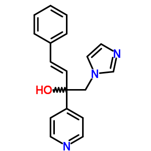 (3E)-1-(1h-imidazol-1-yl)-4-phenyl-2-pyridin-4-ylbut-3-en-2-ol Structure,847670-79-5Structure