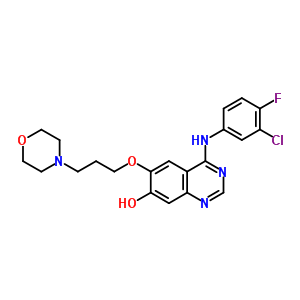 O-去甲基吉非替尼结构式_847949-49-9结构式