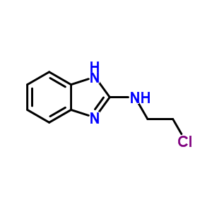 1H-benzimidazol-2-amine,n-(2-chloroethyl)-(9ci) Structure,84797-54-6Structure