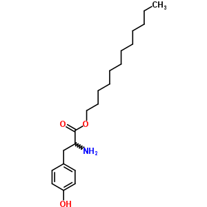 Dodecyl 2-amino-3-(4-hydroxyphenyl)propanoate Structure,84808-37-7Structure