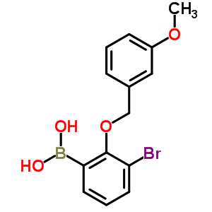 3-Bromo-2-(3-methoxybenzyloxy)phenylboronic acid Structure,849052-24-0Structure