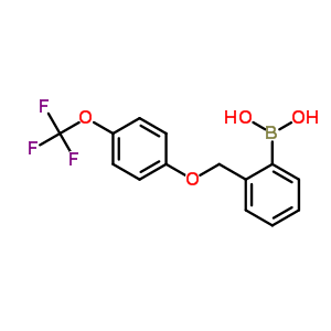 2-((4-(Trifluoromethoxy)phenoxy)methyl)phenylboronic acid Structure,849062-07-3Structure