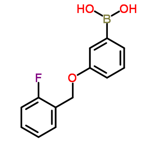 3-(2-氟苄氧基)苯硼酸结构式_849062-13-1结构式