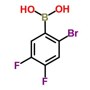 2-Bromo-4,5-difluorophenylboronic acid Structure,849062-34-6Structure