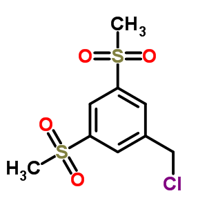 1-(Chloromethyl)-3,5-bis(methylsulphonyl)benzene Structure,849924-87-4Structure