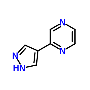 2-(1H-pyrazol-4-yl)pyrazine Structure,849924-97-6Structure