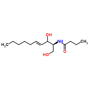 (2S,3r,4e)-2-butyrylamino-4-decene-1,3-diol Structure,850264-01-6Structure