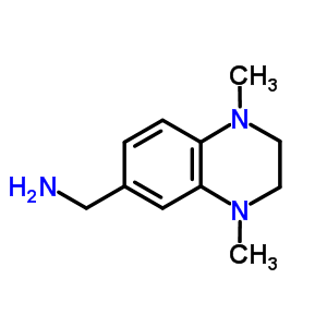 (1,4-Dimethyl-1,2,3,4-tetrahydroquinoxalin-6-yl)methylamine Structure,850375-15-4Structure