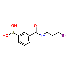 3-(3-Bromopropylcarbamoyl)benzeneboronic acid Structure,850567-42-9Structure