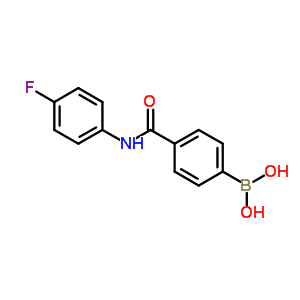 4-[(4-Fluorophenyl)aminocarbonyl]benzeneboronic acid Structure,850568-27-3Structure