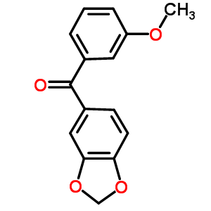 Methanone,1,3-benzodioxol-5-yl (3-methoxyphenyl)- Structure,851958-76-4Structure