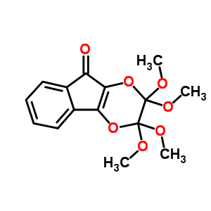 9H-indeno[1,2-b]1,4-dioxin-9-one, 2,3-dihydro-2,2,3, 3-tetramethoxy- Structure,85291-09-4Structure