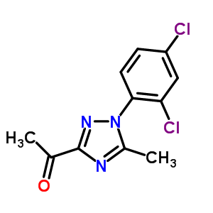 3-乙酰基-1-(2,4-二氯苯基)-5-甲基-1,2,4-噻唑结构式_854737-98-7结构式