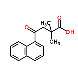 2,2-Dimethyl-4-(1-naphthyl)-4-oxobutyric acid Structure,854904-16-8Structure