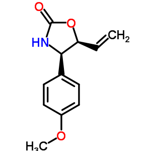 (4R,5s)-4-(4-methoxyphenyl)-5-vinyloxazolidin-2-one Structure,854933-01-0Structure