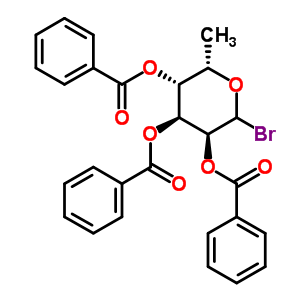 2,3,4-Tri-o-benzoyl-6-deoxy-l-gulopyranosyl bromide Structure,855662-12-3Structure