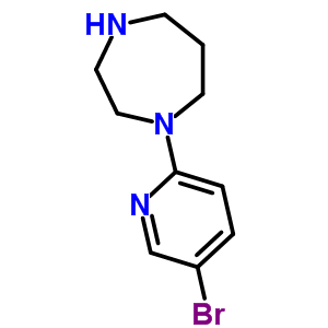 1-(5-溴-2-吡啶)-1,4-二氮杂烷结构式_855787-68-7结构式