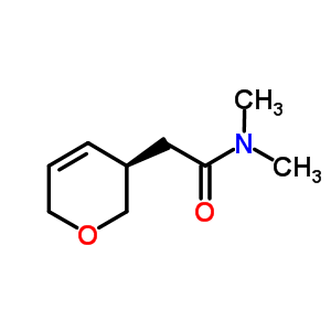 2-(r)-3,6-二氢-2H-吡喃-3-基-N,N-二甲基乙酰胺结构式_85620-85-5结构式