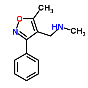 N-methyl-n-[(5-methyl-3-phenylisoxazol-4-yl)methyl]amine Structure,857283-57-9Structure