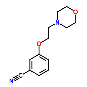 3-(2-Morpholin-4-ylethoxy)benzonitrile Structure,857284-09-4Structure