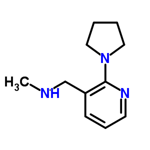 N-methyl-n-[(2-pyrrolidin-1-ylpyridin-3-yl)methyl]amine Structure,857284-17-4Structure