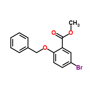 Methyl 2-(benzyloxy)-5-bromobenzoate Structure,860000-78-8Structure