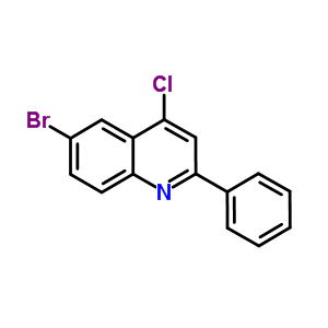 6-Bromo-4-chloro-2-phenylquinoline Structure,860195-69-3Structure