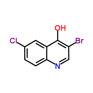 3-Bromo-6-chloro-4-quinolinol Structure,860230-86-0Structure