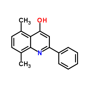 5,8-Dimethyl-2-phenyl-4-quinolinol Structure,860234-75-9Structure