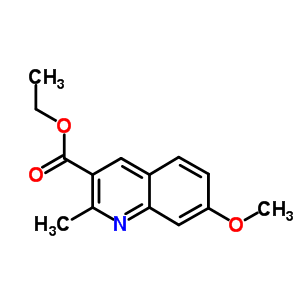 Ethyl 7-methoxy-2-methylquinoline-3-carboxylate Structure,86210-91-5Structure