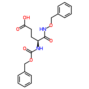 (4S)-5-oxo-5-[(phenylmethoxy)amino]-4-[[(phenylmethoxy)carbonyl]amino]-pentanoic acid Structure,862498-11-1Structure