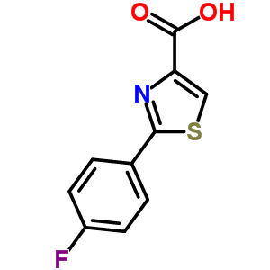 2-(4-Fluorophenyl)-1,3-thiazole-4-carboxylic acid Structure,863668-07-9Structure