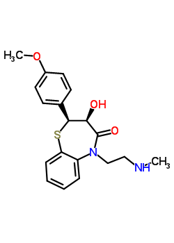 O-desacetyl-n-desmethyldiltiazem hcl Structure,86408-44-8Structure