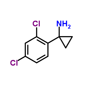 1-(2,4-Dichloro-phenyl)-cyclopropylamine Structure,864263-95-6Structure