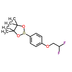 2-[4-(2,2-Difluoro-ethoxy)-phenyl]-4,4,5,5-Tetramethyl-[1,3,2]dioxaborolane Structure,864754-48-3Structure