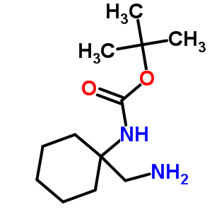 (1-氨基甲基环己基)-氨基甲酸叔丁酯结构式_864943-63-5结构式