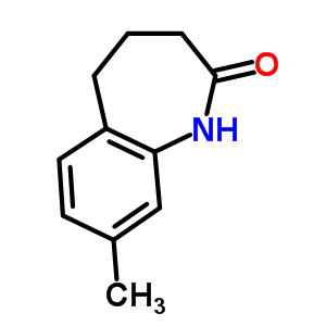 8-Methyl-1,3,4,5-tetrahydro-benz[b]azepin-2-one Structure,86499-66-3Structure